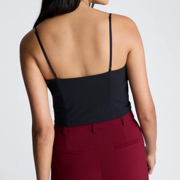 New With Tags Kenneth Cole Bustier Cami in Black Size S - Picture 2 of 2